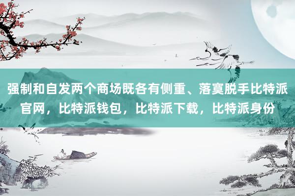 强制和自发两个商场既各有侧重、落寞脱手比特派官网，比特派钱包，比特派下载，比特派身份