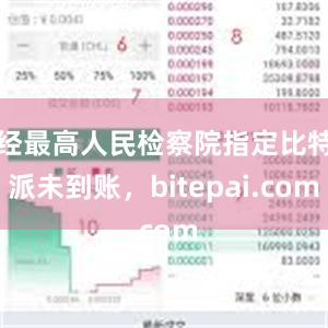 经最高人民检察院指定比特派未到账，bitepai.com